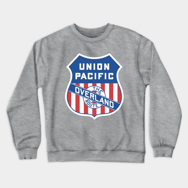 Union Pacific Railroad Vintage Classic Logo Crewneck Sweatshirt by MatchbookGraphics